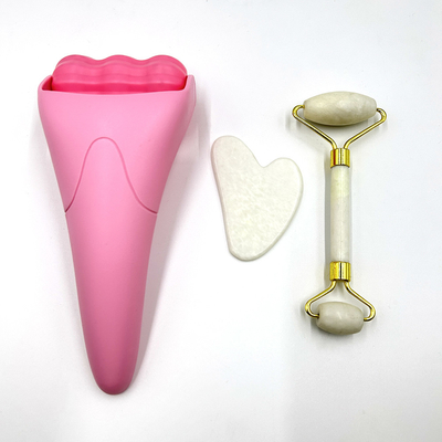 顔マッサージセット 髪の再生のための玉のローラー 美容装置と天然の抗老化