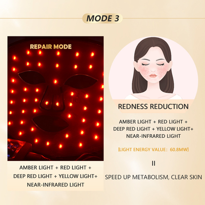 LED光光パルス 顔治療マスク 振動 コンパクト 皮膚ケア ソリューション