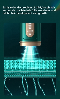 5 モード 痛みを伴わない結晶脱毛器 滑らかで毛のない皮膚のために0. 2kg
