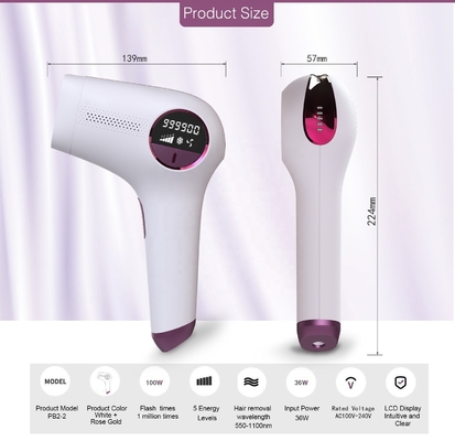 999900 フラッシュ 女性用 IPL脱毛器 永久体 ビキニ 脚 腕 顔